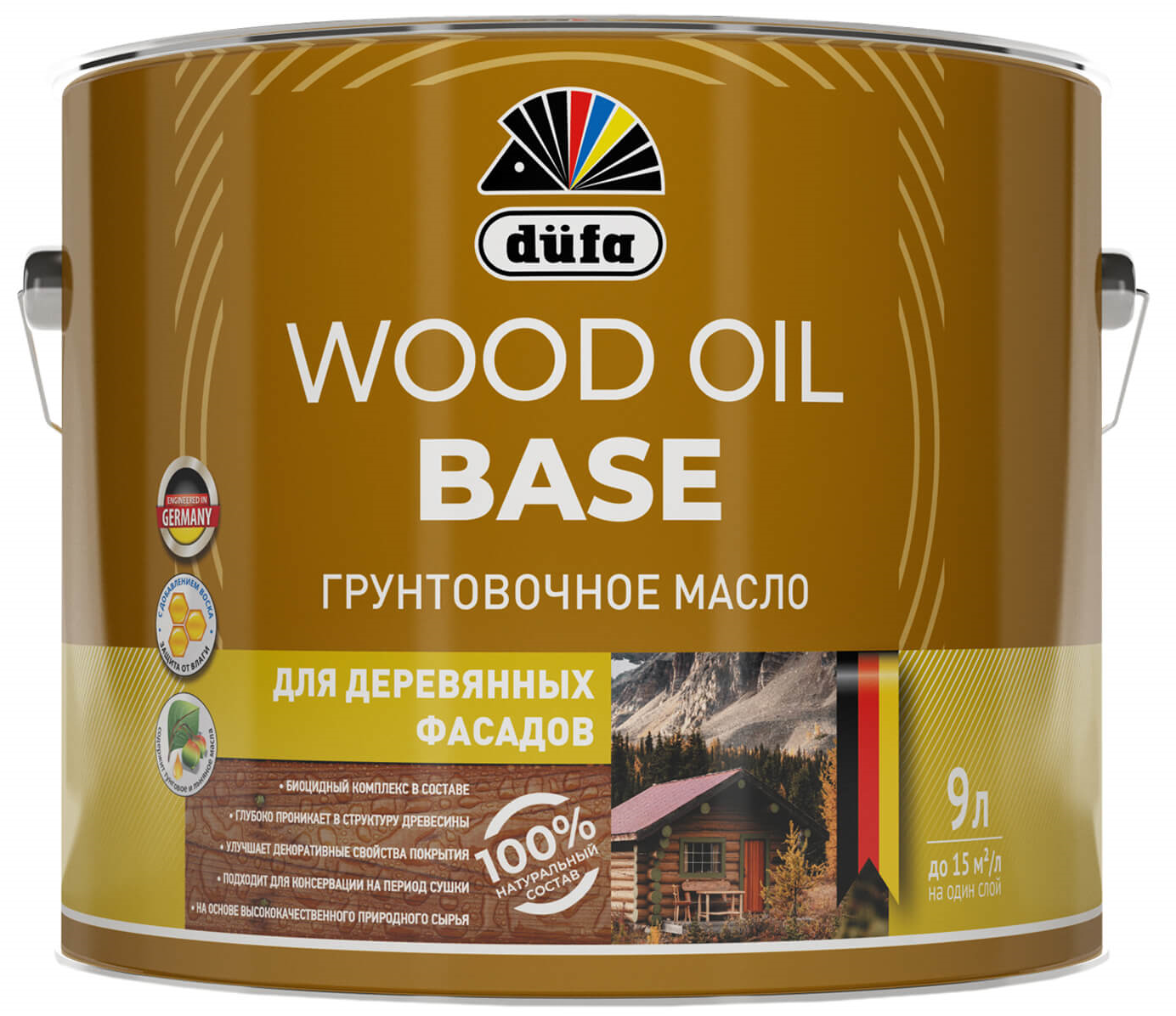 düfa WOOD OIL BASE грунтовочное масло для деревянных фасадов бесцветное