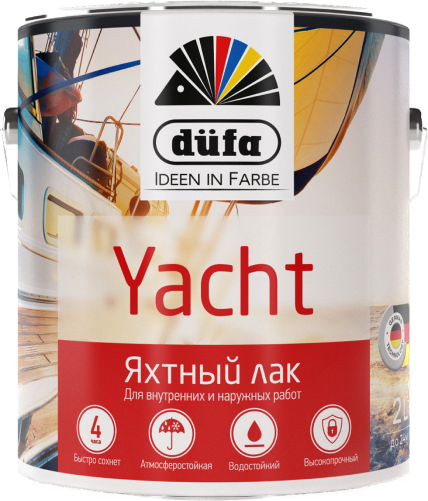 Лак яхтный düfa YACHT глянцевый / полуматовый